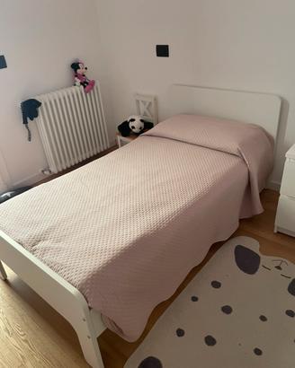 Letto ikea allungabile SLÄKT con materasso