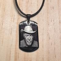 Vasco Rossi.Ciondolo con incisione