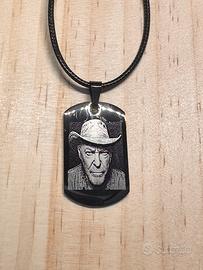 Vasco Rossi.Ciondolo con incisione