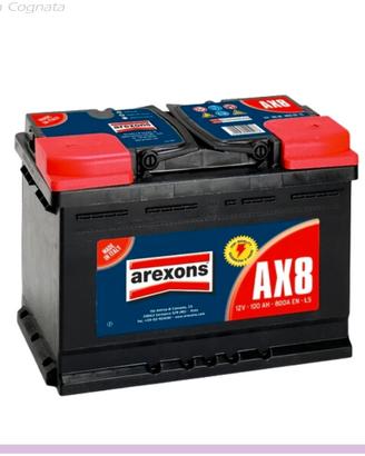 batteria 100 ah arexons AX8