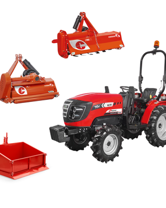 Trattorino VST 918 con attrezzi