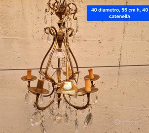 Lampadario vintage Luigi XV italiano