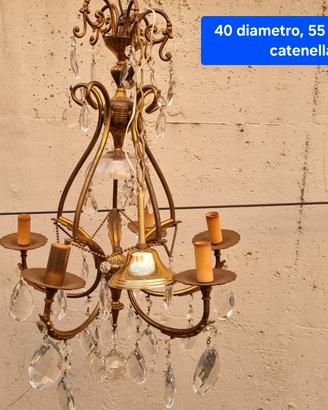 Lampadario vintage Luigi XV italiano