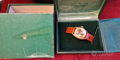 ROLEX ovetto oro smalto anni 50 Rodeo raro cambi