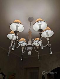 Lampadario Stile Provenzale Ideal Lux Provence SP6