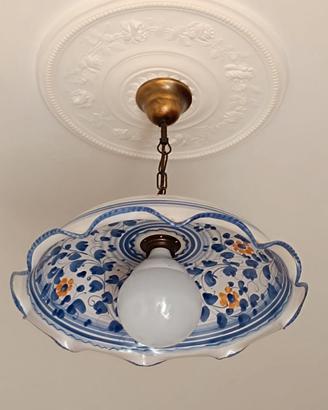 Lampadario Sospensione  Ceramica  –  Ottone