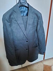 Completo da uomo in taglia 50 colore asfalto