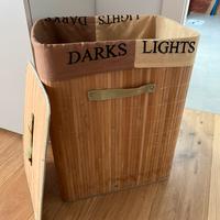 Cestito per dividere biancheria bambu