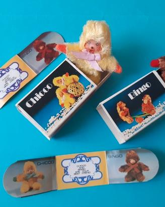 CHICCO e BINGO tipo fiammiferini anni 70 IPER RARI