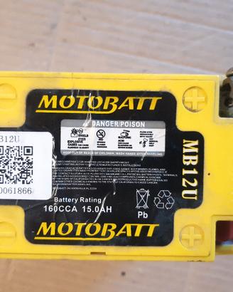 batteria motobatt 15Ah come nuova
