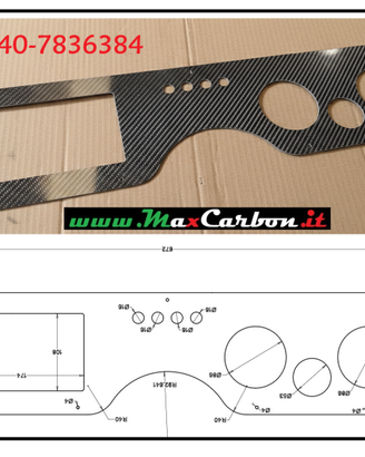 Barca gommoni CARBONIO Console Plancia Timoneria