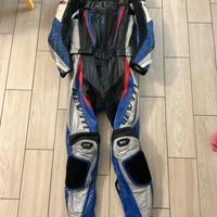 Tuta moto in pelle revit divisibile