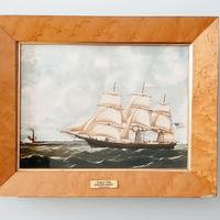 Placca veliero porcellana Wedgwood