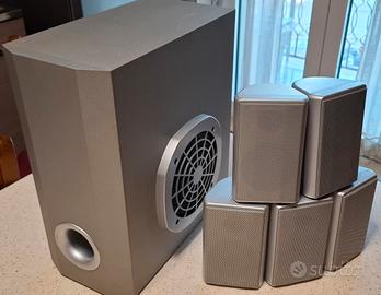 KIT CASSE HOME CINEMA 5.1 SATELLITI + SUBWOOFER