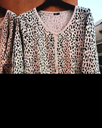 Twin set OVS donna maculato/ Animalier -  100% cot