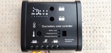 Regolatore carica pannello solare duo battery