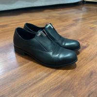 Scarpe nere donna vera pelle