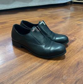 Scarpe nere donna vera pelle