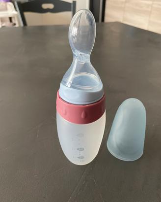 Cucchiaio con contenitore pappa neonato
