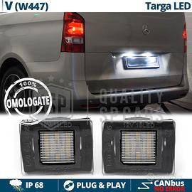 Luci Targa LED Per Mercedes Classe V W447 CANbus