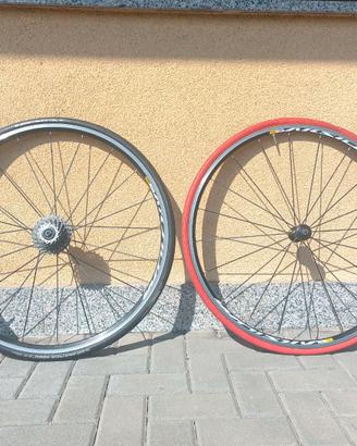 COPPIA DI RUOTE MAVIC AKSIUM (con centratura)