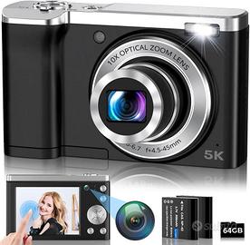 Fotocamera digitale 5K amazon lecnippy