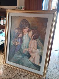Dipinto madre e figlie