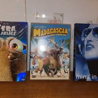 Set di 3 DVD: L'Era Glaciale, Madagascar, Mina in