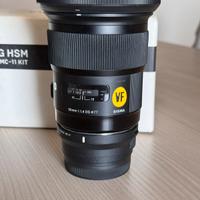 Sigma 50 mm f 1.4 (ef) + mc-11 sony