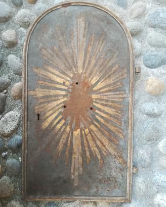 antico sacro sportello di reliquiario 
