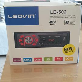 AUTORADIO LEOVIN LE-502 con TELECOMANDO. 
