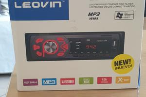 AUTORADIO LEOVIN LE-502 con TELECOMANDO. 