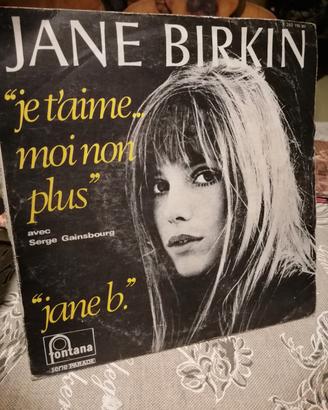 Jane Birkin Je t'aime moo non plus 45 giri
