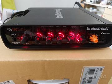 TC Electronc RH450, testata per basso elettrico.