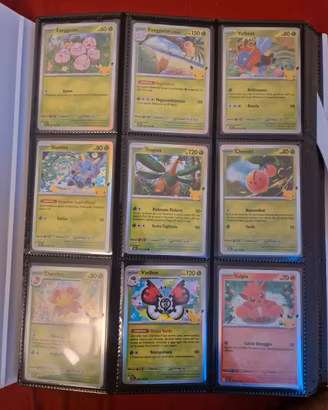 Pokemon 30th main set 128/128 ita + album