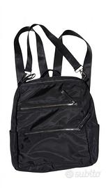 Borsa-Zaino Donna Nero 2in1 in Nylon