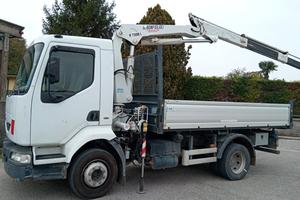 Autocarro renault midlum 120 q con gru bonfiglioli