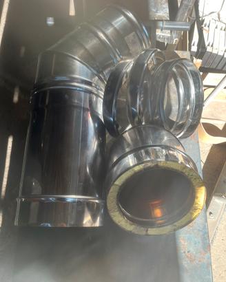 Tubazioni forno doppia camera acciao inox