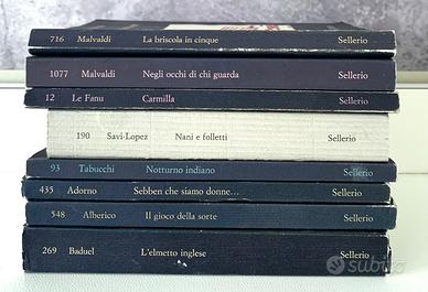 8 libri edizioni Sellerio