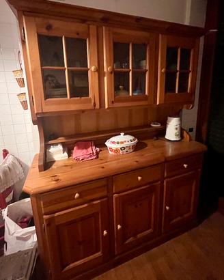 Credenza madia vetrina da cucina