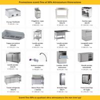 Attrezzature Pizzerie Ristoranti sconto fino 50%
