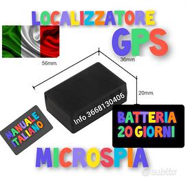 LOCALIZZATORE GPS SATELLITARE 20 giorni