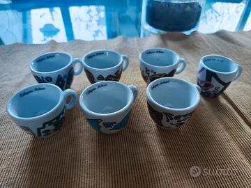 tazzine da caffè Collezione Molinari numerate 6+1
