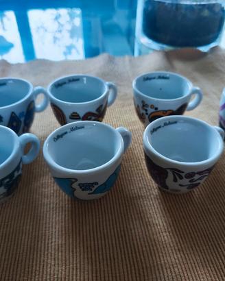 tazzine da caffè Collezione Molinari numerate 6+1