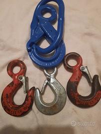 Gancio a chiusura a scatto + anello