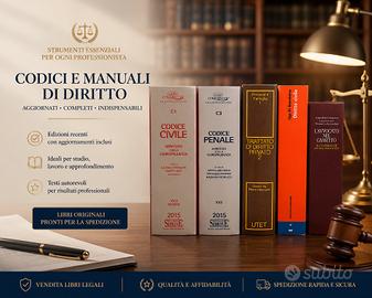 Collezione di testi giuridici e codici professione