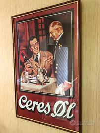 Insegna Quadro pubblicitaria Birra Ceres