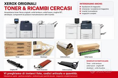 XEROX TONER & RICAMBI