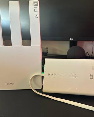 Kit ZTE MC889 5G + Router WiFi 7 Huawei BE3600