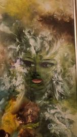 Anna Convertino - Volto con fiori alto 1 m